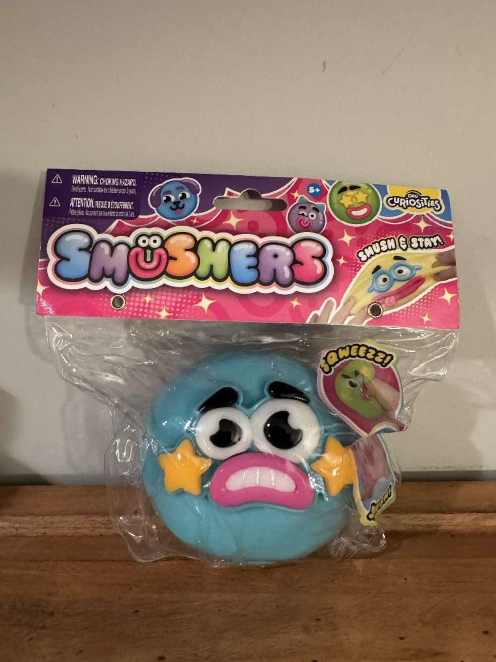 ORB Curiosities Smushers Squeeze - Teal Face